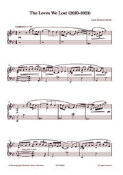 deLise - The Loves We Lost for Piano Solo - PN7892EM