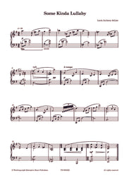 deLise - Some Kinda Lullaby for Piano Solo - PN7894EM