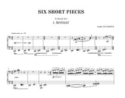 De Groote - Six Short Pieces for Piano Solo - PN7952EM
