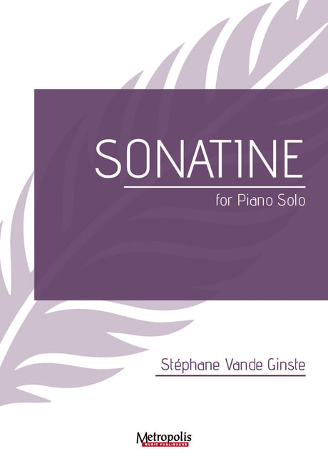 Vande Ginste - Sonatina for Piano Solo - PN7985EM