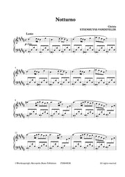 Steenhuyse-Vandevelde - Notturno for Piano - PN8040EM