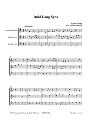 Steenhuyse-Vandevelde - Auld Lang Syne for Recorder Trio - RCT8036EM