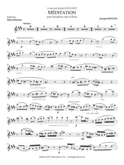 Jongen - Meditation for Alto Saxophone and Piano - SP19