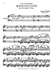 Jongen - Meditation for Alto Saxophone and Piano - SP19