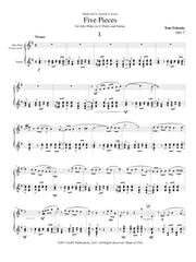 Febonio - Five Pieces for Alto Flute and Guitar - TF04