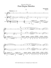 Febonio - Four Elegiac Sketches, Op. 43 for Flute, Viola, and Guitar - TF15