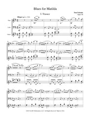 Febonio - Blues for Matilda, Opus 48 for Flute, Cello, and Guitar - TF17