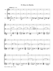 Febonio - Blues for Matilda, Opus 48 for Flute, Cello, and Guitar - TF17