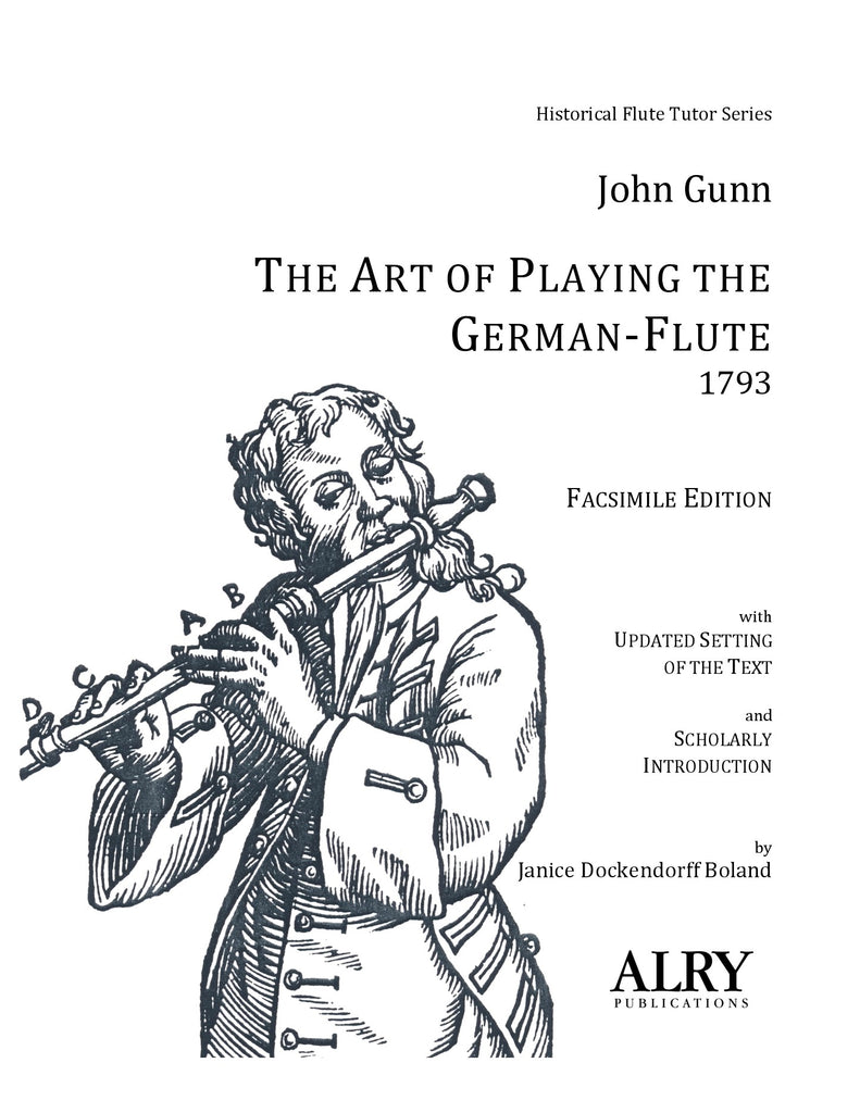 Gunn - The Art of Playing the German-Flute on New Principles - TTR02