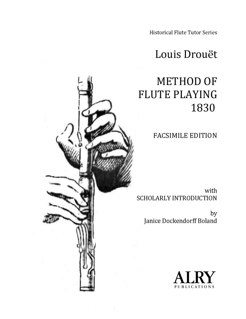Drouet - Method of Flute Playing - TTR03 | UMMP (ALRY Publications)