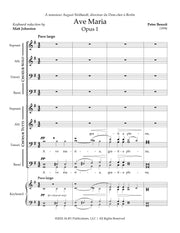 Benoit - Ave Maria, Op. 1 for Double SATB Choir - V05