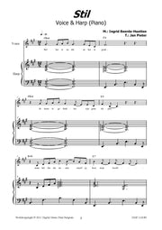 Beerda-Huetten - Stil for Voice and Harp - V110189DMP