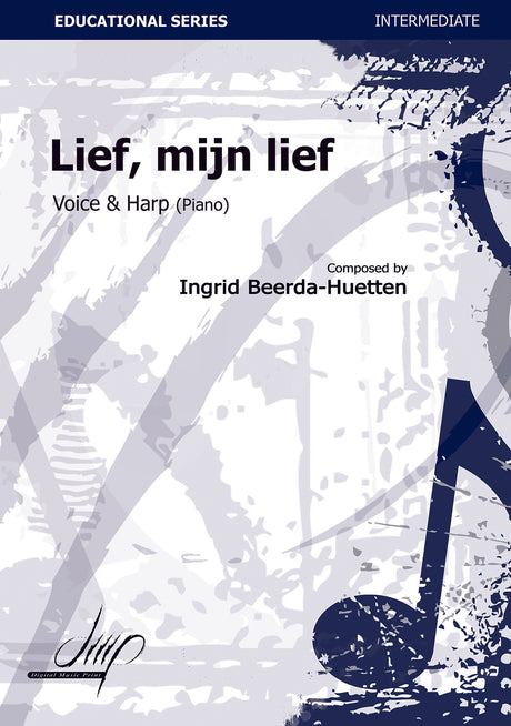 Beerda-Huetten - Lief, mijn lief for Voice and Harp - V110191DMP