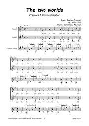 Troccoli - The Two Worlds for Two Voices and Guitar - V251010UMMP