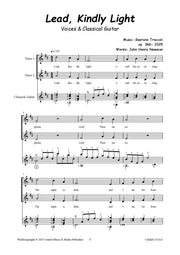 Troccoli - Lead, Kindly Light for Two Voices and Guitar - V251014UMMP
