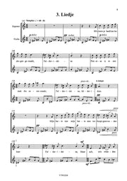 Vande Ginste - Diverse Verzen for Violin and Soprano - V7992EM