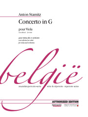 Stamitz - Concerto in G for Viola and Orchestra - VAOR4707AEM