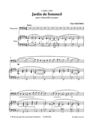 Chatrou - Jardin du Sommeil for Cello and Piano - VCP8034EM