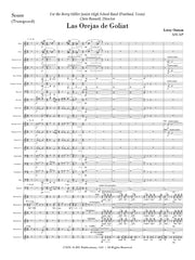 Osmon - Las Orejas de Goliat for Concert Band - WE121