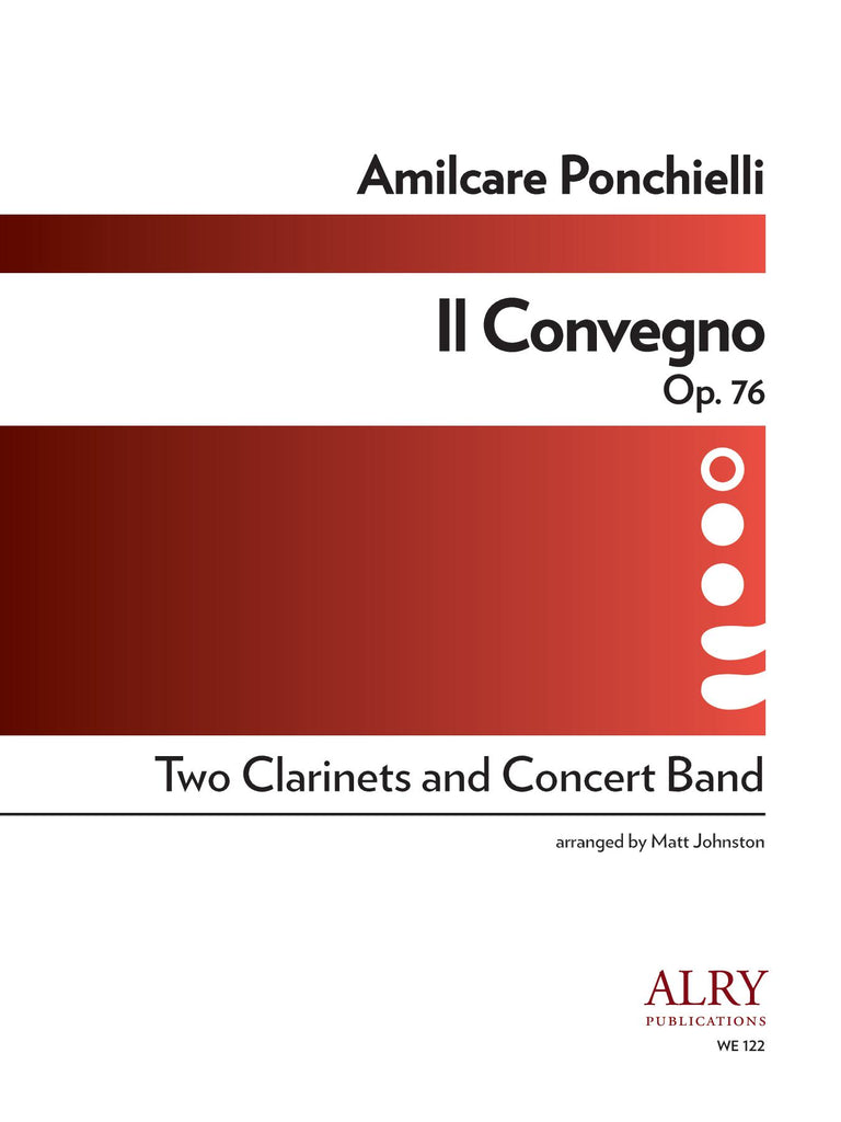 Ponchielli (arr. Johnston) - Il Convegno, Op. 76 (Two Clarinets and Concert Band) - WE122