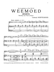 Mortelmans - Weemoed (Regrets) - VLP4402EM