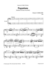 Camilleri - Paganiana for Piano Four-Hands - PN6030EM