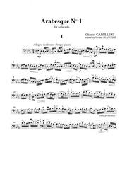 Camilleri - 6 Arabesques for Cello Solo - VC6068EM