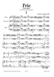 Camilleri - Trio New York for Clarinet, Violin and Piano - CM6073EM