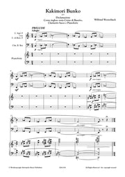 Westerlinck - Kakimori Bunko for Basset Horn, Bass Clarinet and Piano - CM6136EM