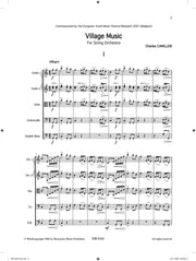 Camilleri - Village Music (Full Score only) - OR6160EM