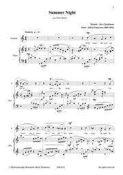 Christiaens - Summer Night for Soprano and Piano - V6571EM