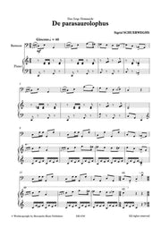 Schuerweghs - De Parasaurolophus for Bassoon and Piano - BP6703EM