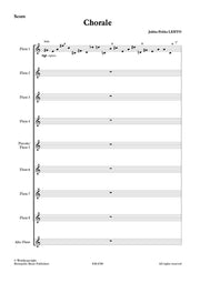 Lehto - Chorale for Flute Ensemble - FC6788EM