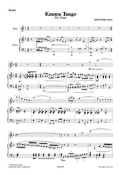 Lehto - Kuuma Tango for Flute and Piano - FP6802EM