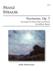 Strauss, Franz (arr. Beyer) - Nocturno, Op. 7 (Bass Flute and Piano) - A30