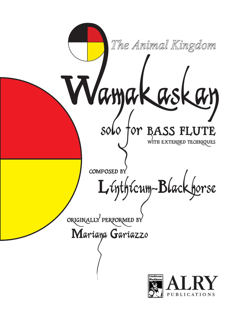 Linthicum-Blackhorse - Wamakaskan for Bass Flute - A36
