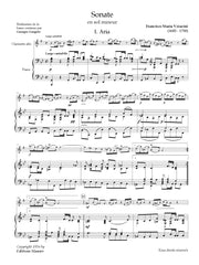 Veracini - Sonate en sol mineur (Alto Clarinet and Piano) - ACPNEW061EJM