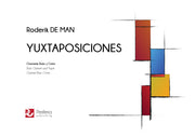 De Man - Yuxtaposiciones for Bass Clarinet and Tape - BC3360PM