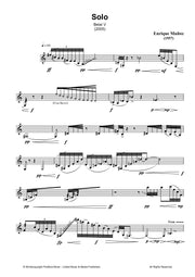 Muñoz - Solo (Belai V) for Bass Clarinet Solo - BC3529PM
