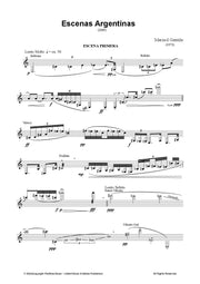 Gentile - Escenas Argentinas for Bass Clarinet Solo - BC3564PM