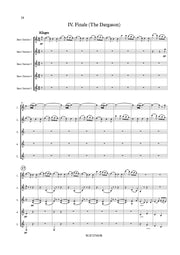 Holst (arr. Watts) - St. Paul's Suite (Bass Clarinet Ensemble) - BCE7276EM