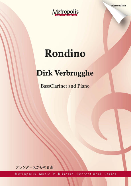 Verbrugghe - Rondino for Bass Clarinet and Piano - BCP6857EM