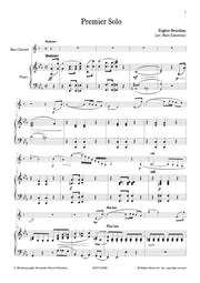 Bourdeau - Premier Solo (Bass Clarinet and Piano) - BCP7143EM