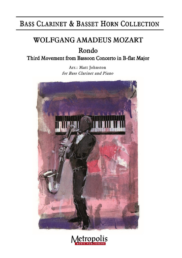 Mozart (arr. Johnston) - Rondo from Bassoon Concerto (Bass Clarinet and Piano) - BCP7144EM