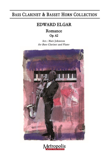 Elgar (arr. Johnston) - Romance, Op. 62 (Bass Clarinet and Piano) - BCP7145EM