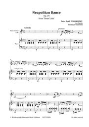 Tchaikovsky (arr. Steenhuyse-Vandevelde) - Neapolitan Dance from Swan Lake (Bass Clarinet and Piano) - BCP7219EM