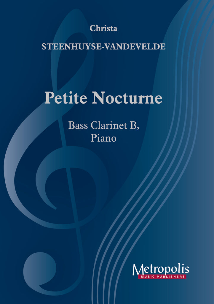 Steenhuyse-Vandevelde - Petite Nocturne for Bass Clarinet and Piano - BCP7222EM