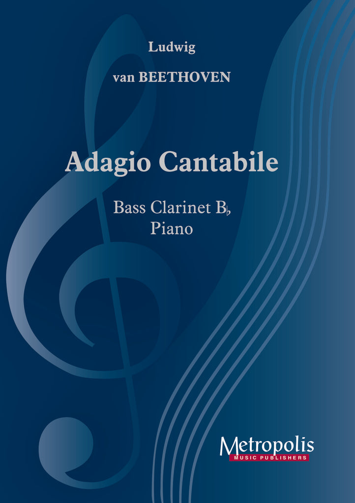 Beethoven - Adagio Cantabile for Bass Clarinet and Piano - BCP7223EM