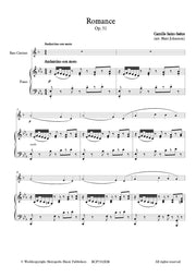 Saint-Saens (arr. Johnston) - Romance, Op. 51 (Bass Clarinet and Piano) - BCP7332EM