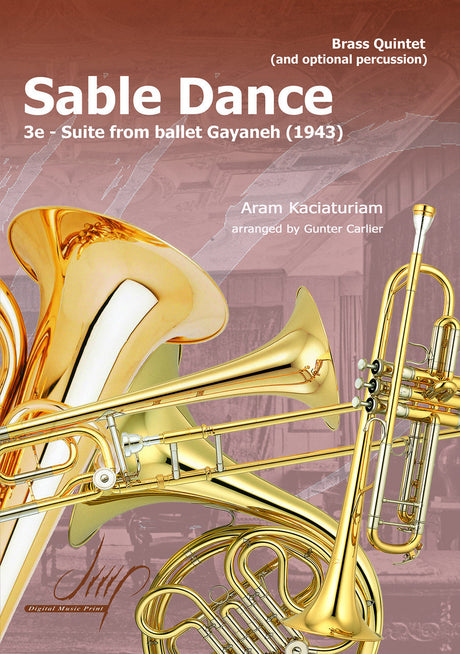 Kaciaturian (arr. Carlier) - Sable Dance (Brass Quintet) - BR109117DMP